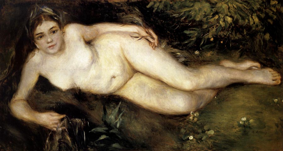 Nymph by a Stream